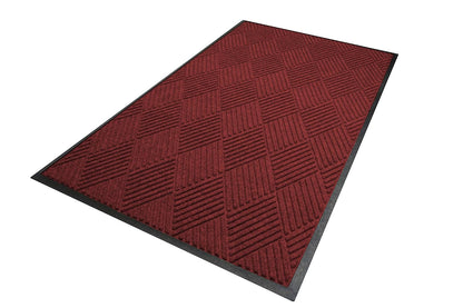 M+A Matting WaterHog Diamond | Commercial-Grade Entrance Mat with Rubber Border – Indoor/Outdoor