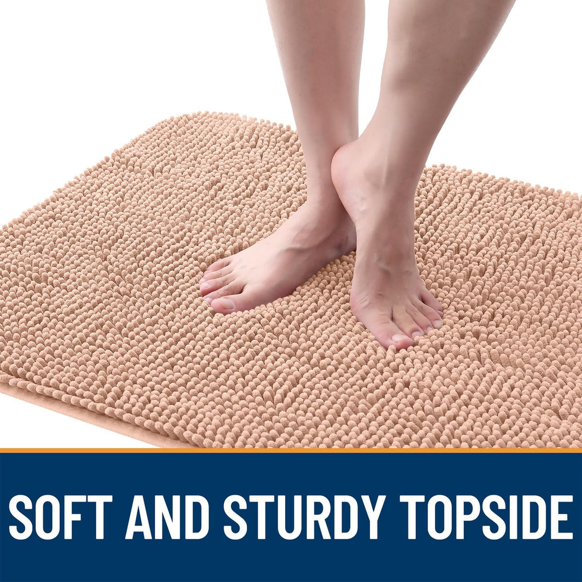 OLANLY Dog Door Mat for Muddy Paws 36x24, Absorbs Moisture and Dirt, Absorbent Non-Slip Washable
