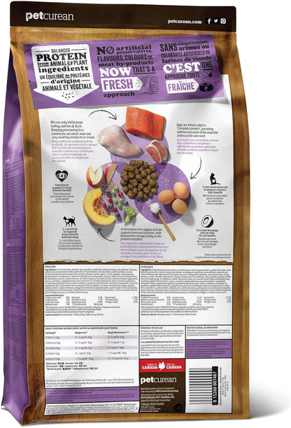 Now Fresh Grain-Free Senior Dry Cat Food with Turkey, Salmon & Duck, Premium Kibble Made with Real