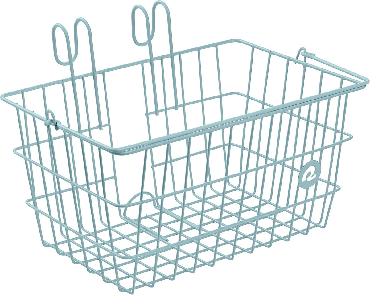 Retrospec Apollo-Lite Lift-Off Bike Basket - Detachable Steel Handlebar Basket with Carrying Handle
