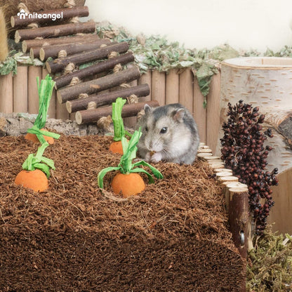 Niteangel Natural Coco/Cork Hamster Bedding Pet Litter for Dwarf Syrian Hamsters, Gerbils, mices