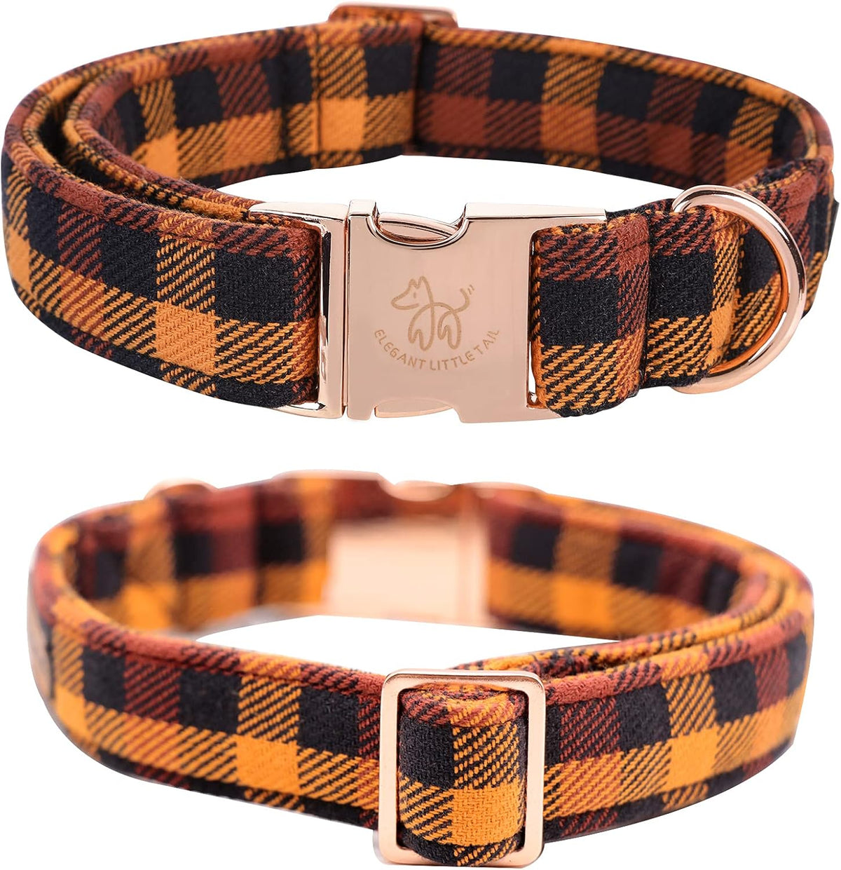 Elegant little tail Dog Collar with Bow, Bowtie Dog Collar, Adjustable Fall Dog Collars for Small