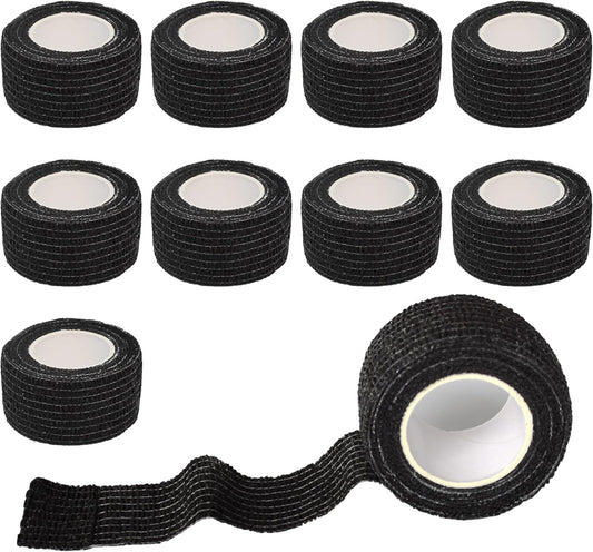 9 Pack 1" x 5 Yards Self Adhesive Bandage Wrap Self Stick Wrap for Ankle, Wrist, Finger, Sports