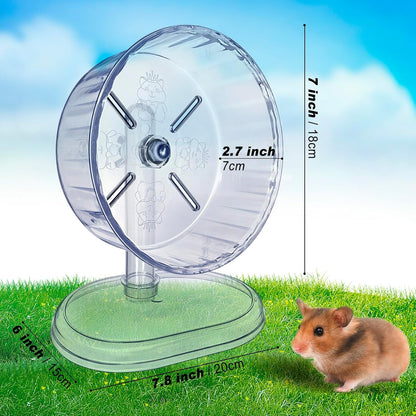 Silent Hamster Wheel, Super-Silent Hamster Exercise Wheels Accessories, Quiet Running Wheels