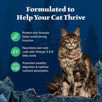 Blue Buffalo Wilderness Healthy Adult Dry Cat Food, Supports Health and Wellness, High-Protein &