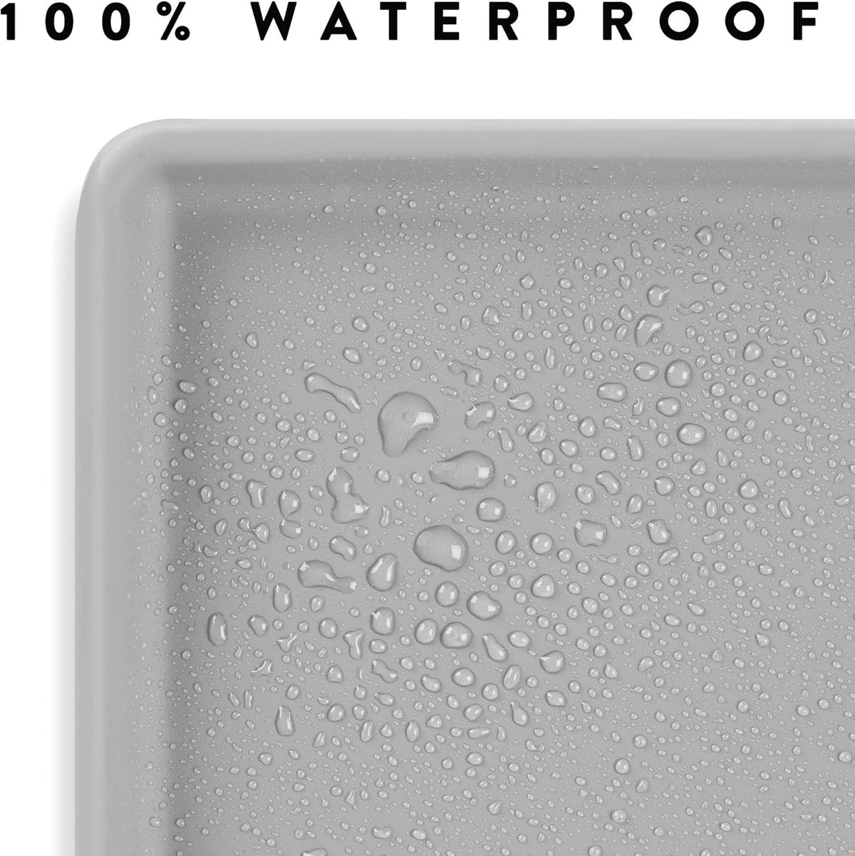CatGuru Cat Food Mat, Small & Large Pet Feedingd Mat, 100% Waterproof Cat Mats for Food and Water