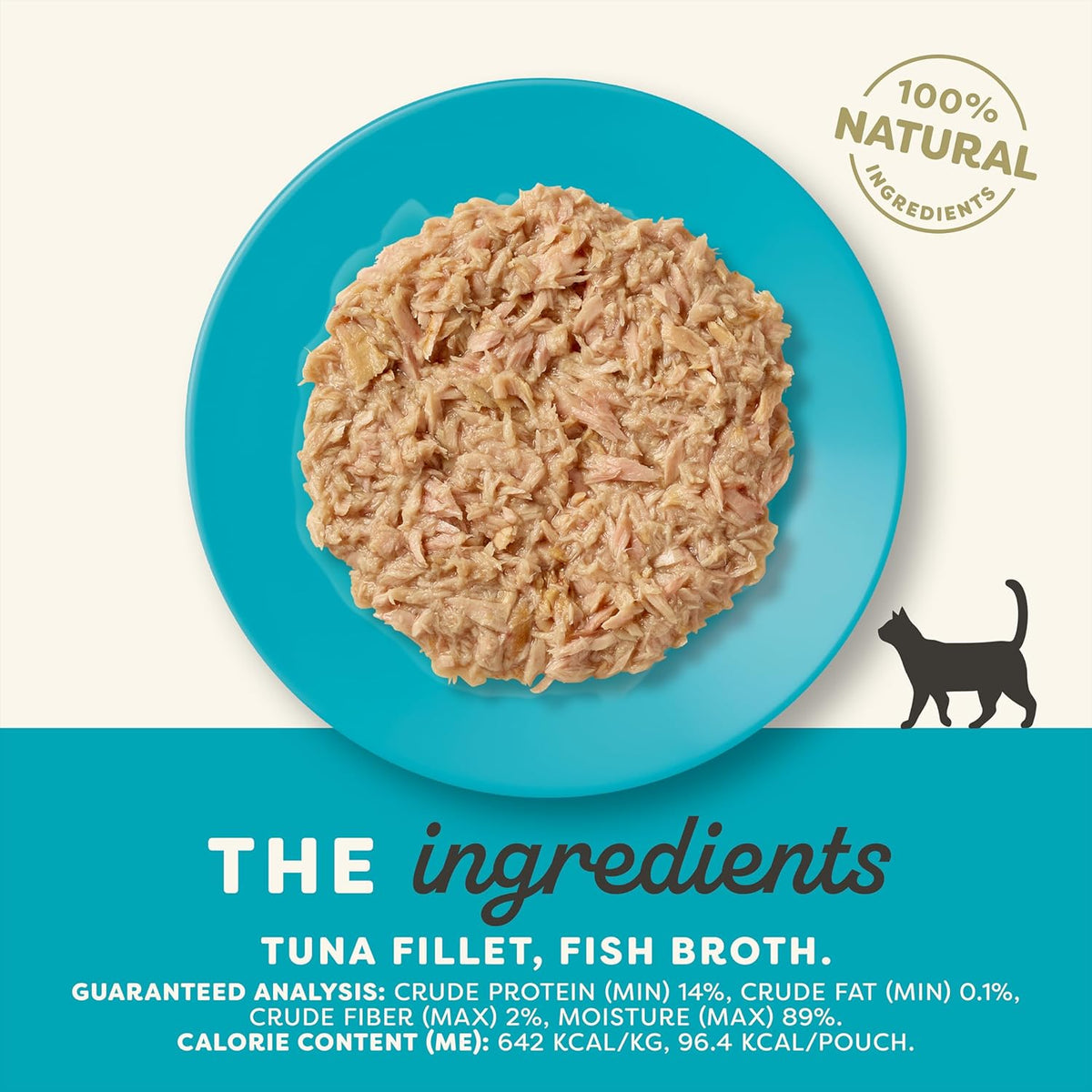Applaws Natural Wet Cat Food in Broth, Limited Ingredient Wet Cat Food Pouches, No Additives, Made