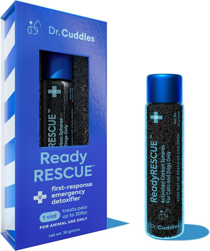 ReadyRESCUE - Dog First Aid Kit Essential - Activated Charcoal Detox for Dogs, Cats, Pets - Animal