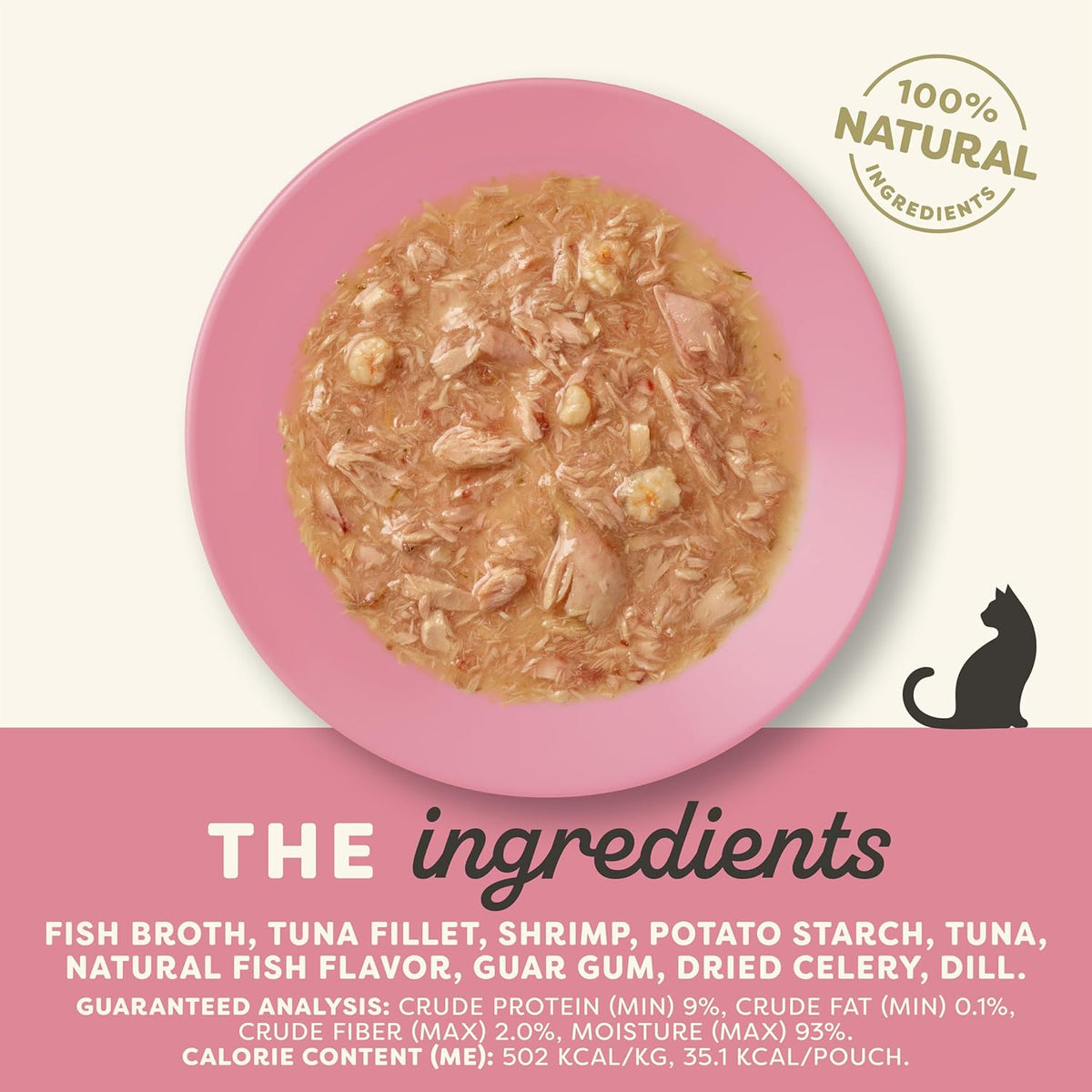 Applaws Natural Wet Cat Food in Gravy, Limited Ingredient Wet Cat Food Pouches, No Additives, Made