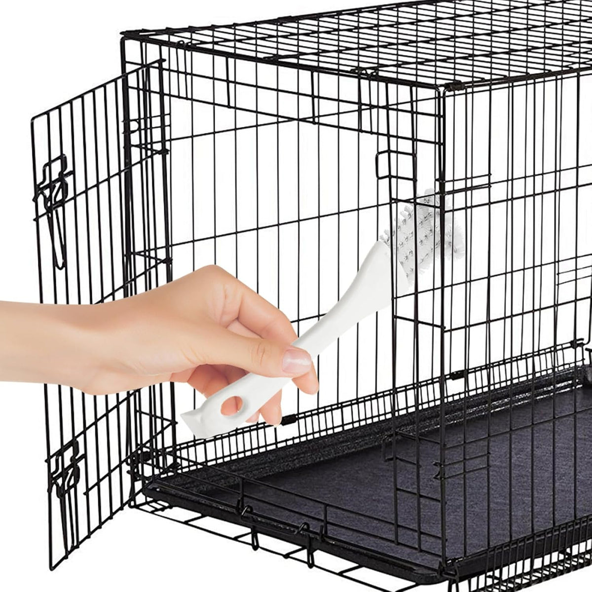2Pcs Bird Cage Long Handle Shovel Cleaner, Bird Cage Tool Accessories Supplies, for Better Cleaning