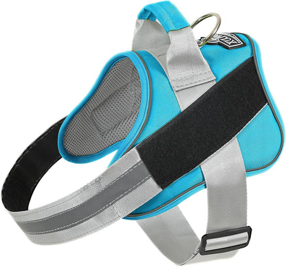 Bolux Dog Harness, No-Pull Reflective Dog Vest, Breathable Adjustable Pet Harness with Handle for