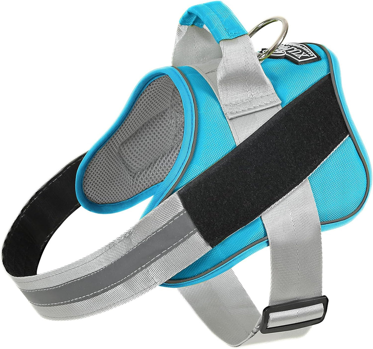 Bolux Dog Harness, No-Pull Reflective Dog Vest, Breathable Adjustable Pet Harness with Handle for