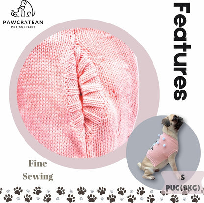 Cute Sweater for Dogs and Cats Soft Flannel Pet Outfit Warm and Cozy Animal Hoodie Small to Large