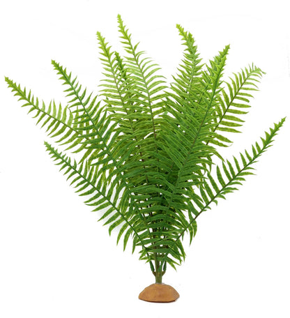JIHAQUA Fake Fern Plants, Reptile Plastic Terrarium Decor, Reptiles Amphibians Tank Accessories for