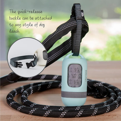 SVD.PET Dog Poop Bag Dispenser, Retractable Waste Bag Fits Any Dog Leash, Leak-proof Waste Bags