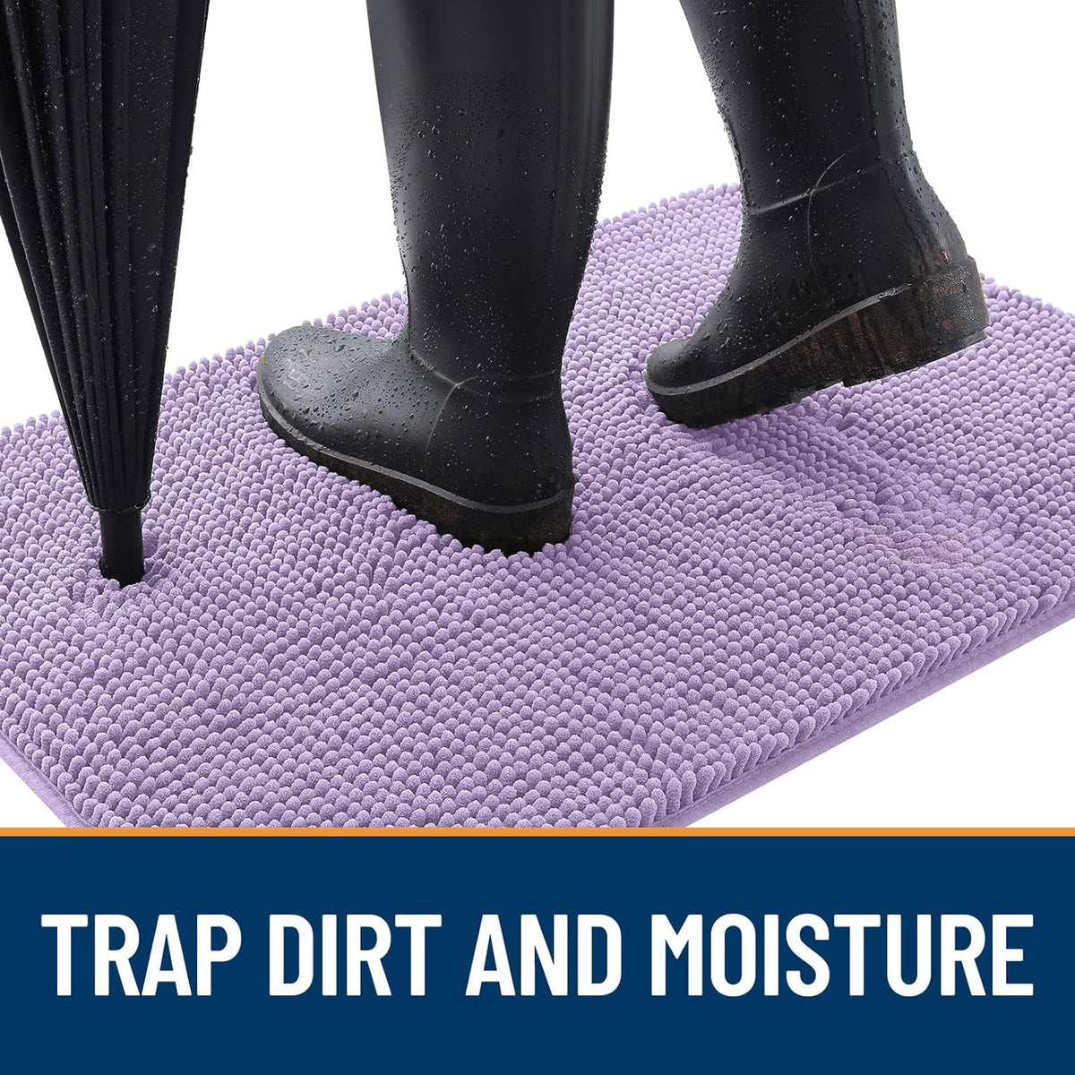 OLANLY Dog Door Mat for Muddy Paws 24x16, Absorbs Moisture and Dirt, Absorbent Non-Slip Washable