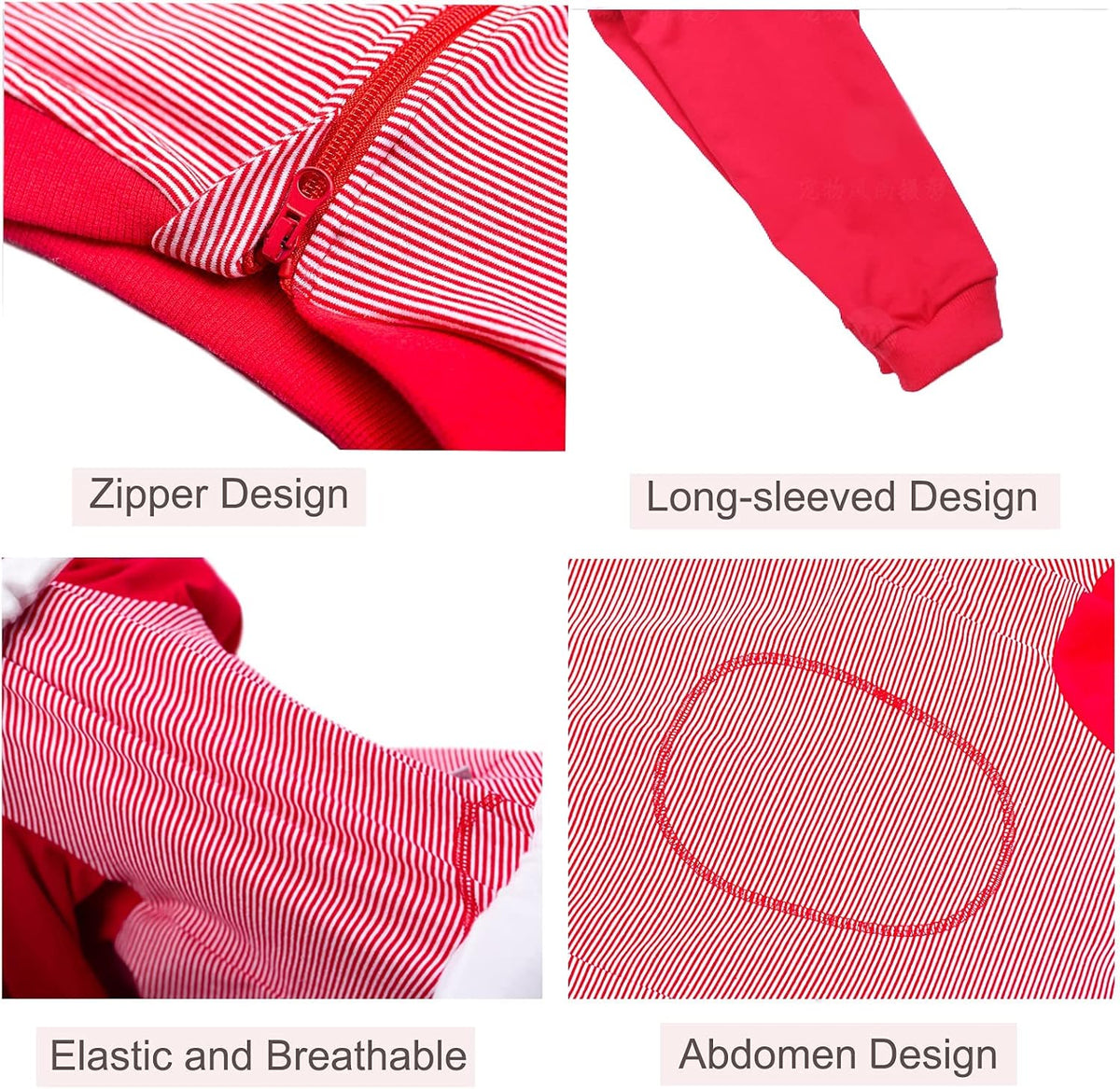Yeapeeto Dog Onesie Surgery Recovery Suit for Large Medium Bodysuit Dogs Pajamas PJS Full Body for