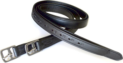 54" / 60" New 1" Super Soft Cow Leather English Stirrup Leathers Nylon Core Non Stretch Leathers