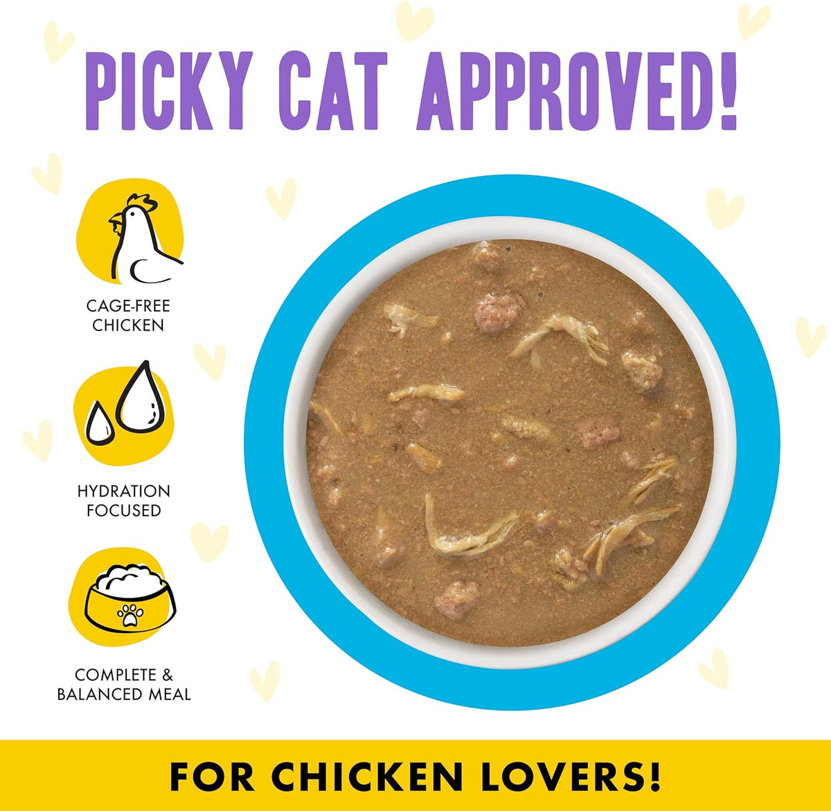 Weruva B.F.F. OMG - Best Feline Friend Oh My Gravy!, Chicken Cloud 9 with Chicken in Gravy, 2.8oz
