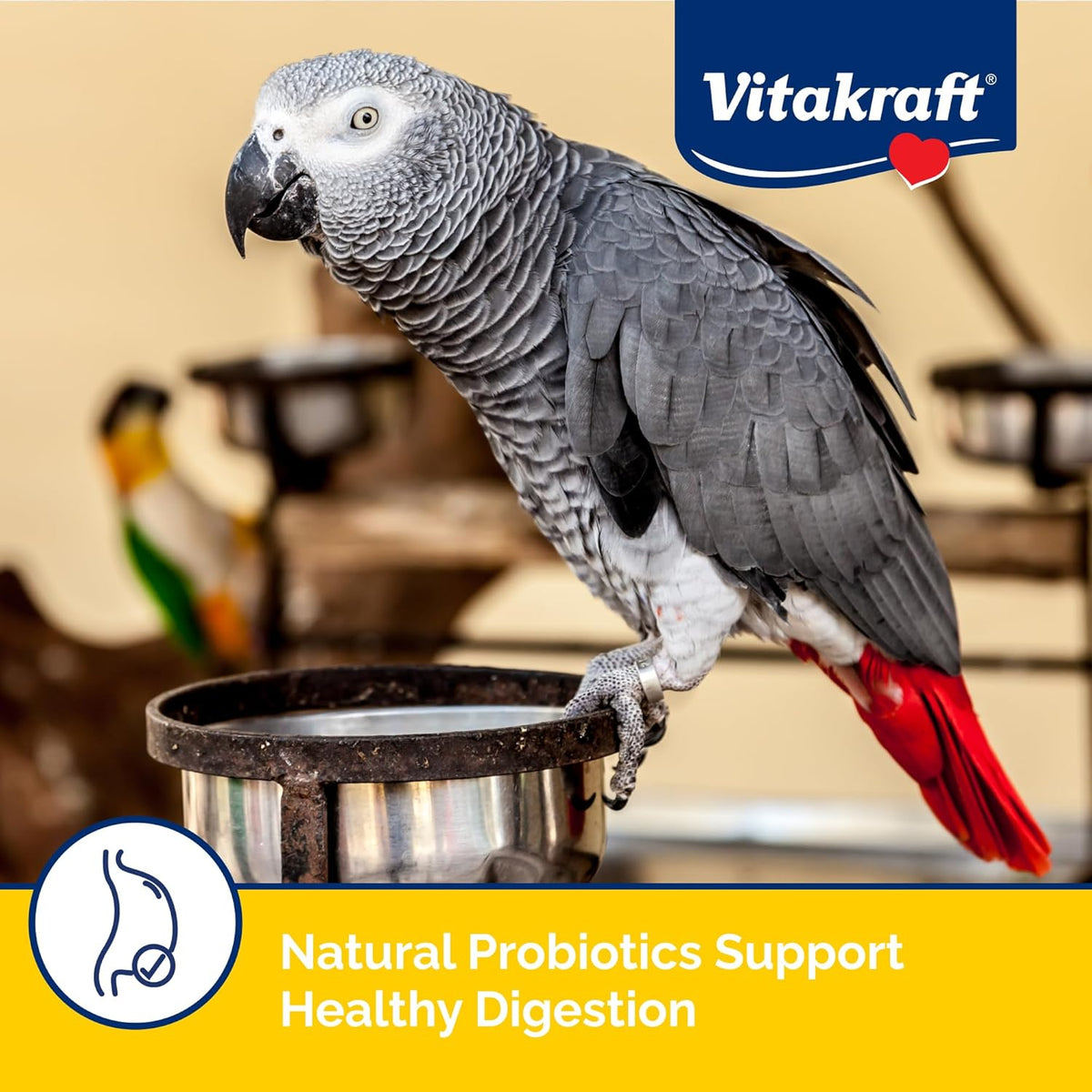 Vitakraft Menu Premium Parrot Food - Vitamin-Fortified - Macaw, Amazon, Conure, and Parrot Food for