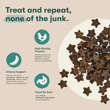 Jinx Chicken Dog Training Treats – Healthy All-Natural Mini Bite-Sized Dog Treats for Training with