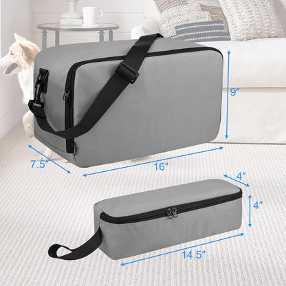 Beautyflier Pet Grooming Supplies Organizer, Protective Tote Bag Case for Pet Grooming Kit & Vacuum