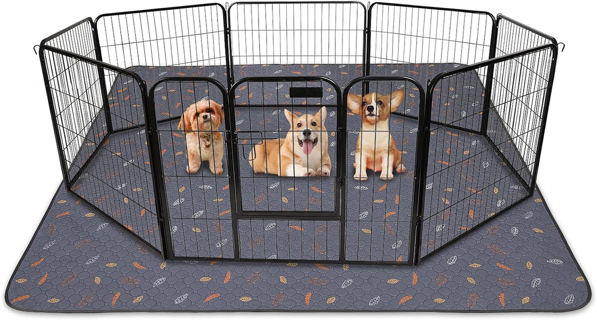 Sunheir Washable Pee Pads for Dogs 72"x72", Extra Large Reusable Puppy Pads Pet Training Pads for