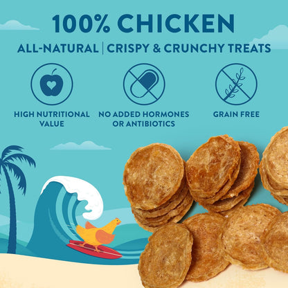 Chicken Chips – Single Ingredient Dog Treats, All Natural & Healthy Training Snacks for Small
