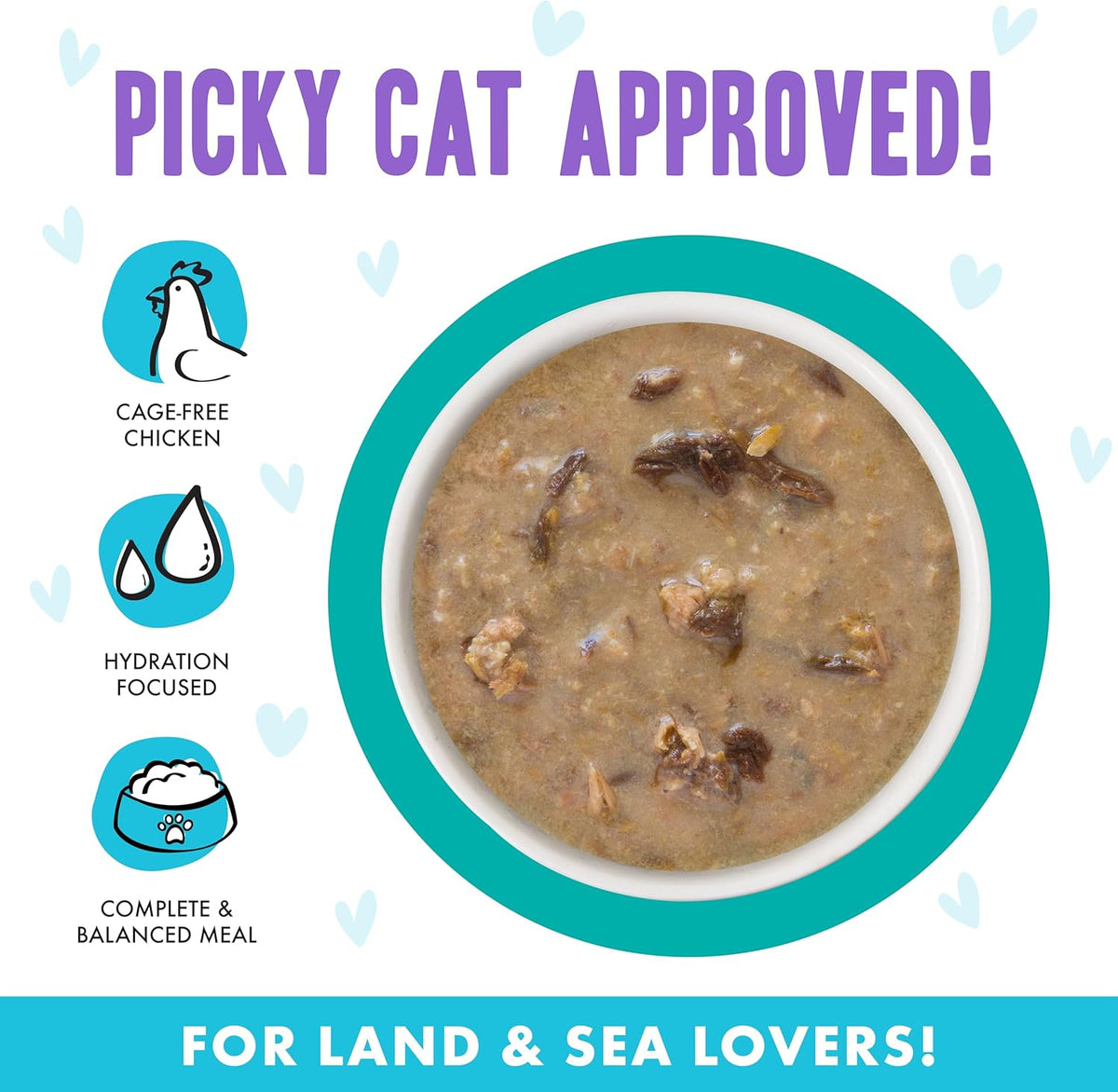 Weruva B.F.F. OMG - Best Feline Friend Oh My Gravy! Grain-Free Wet Cat Food Cans, QT Patootie!
