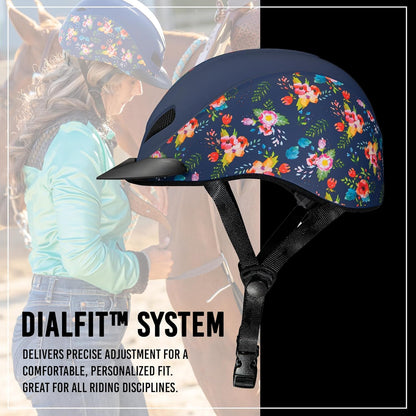 Troxel Dynasty Ultralight Horse Riding Helmet, Low-Profile, Adjustable Design, Safety Horseback