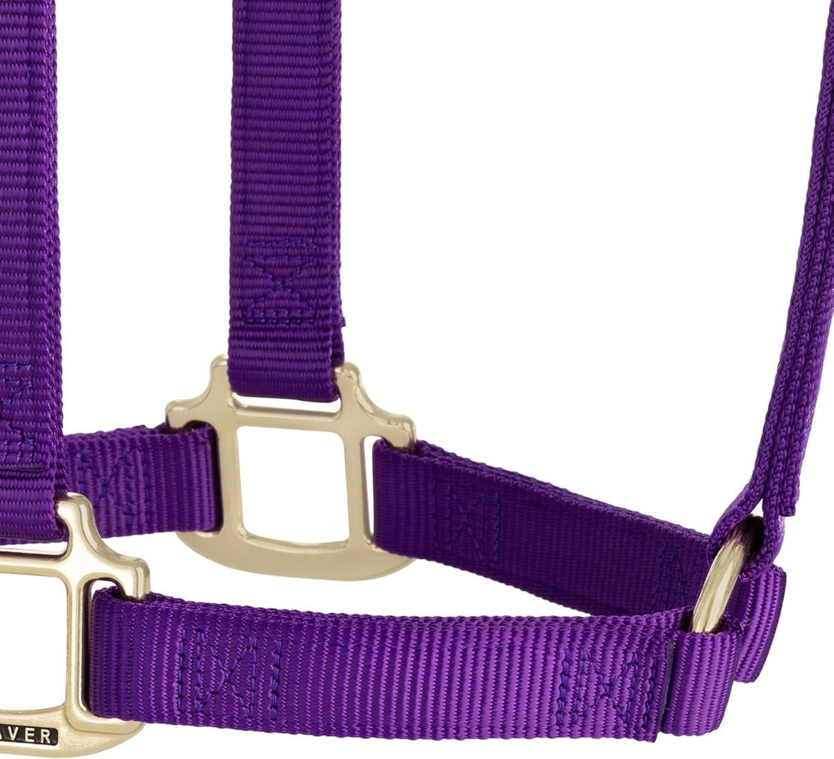 Weaver Equine Nylon Horse Halter, Triple-Ply Cheek Design, Original Non Adjustable Halters for