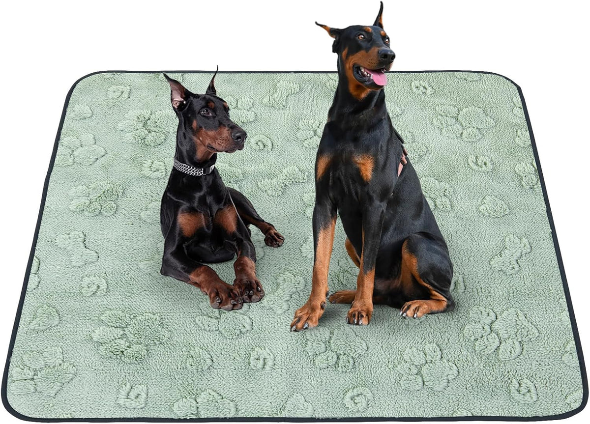 LOOBANI Washable Pee Pads for Dogs: 72"x72" Super Absorbent Reusable Dog Pee Pads Extra Large