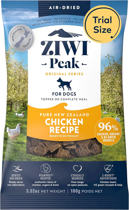 ZIWI Peak Air-Dried Dog Food – Chicken - All Natural, High Protein, Grain Free, Limited Ingredient