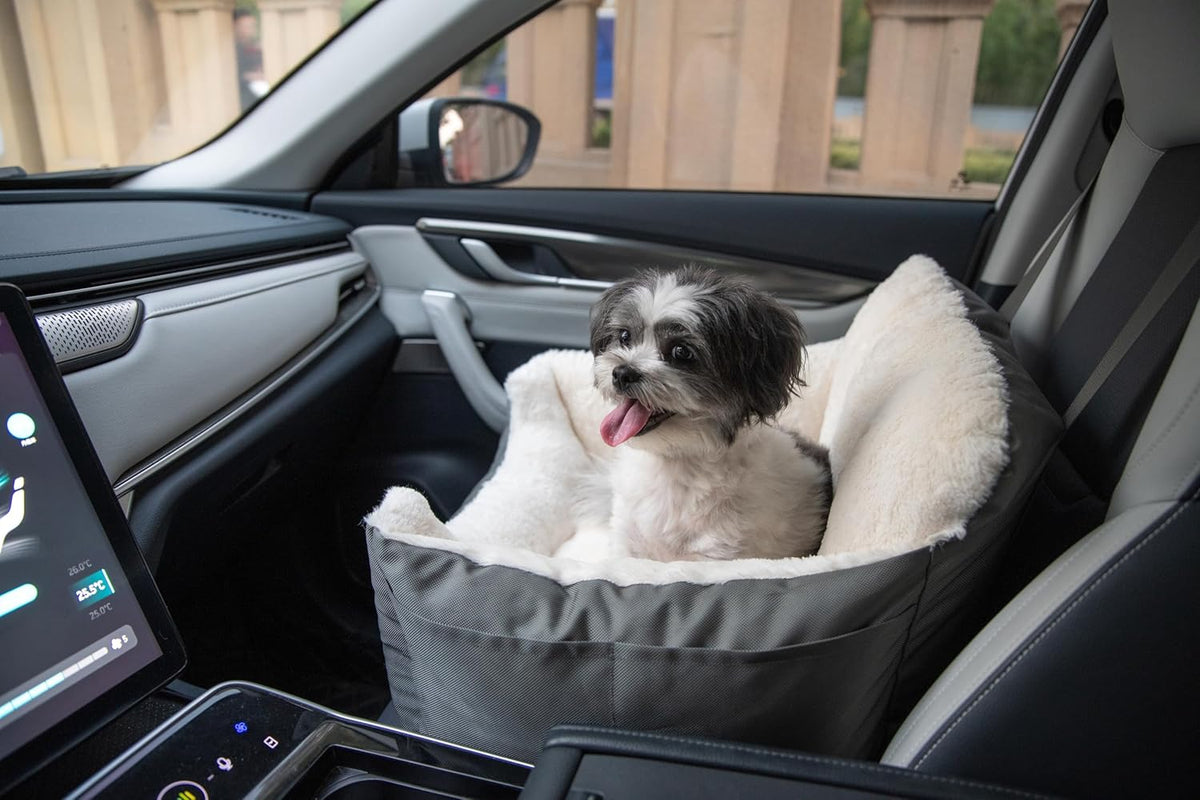 Best Pet Supplies Dog Pet Booster Seat, Dog Car Seats for Small Dogs & Medium Dogs, Soft Plush