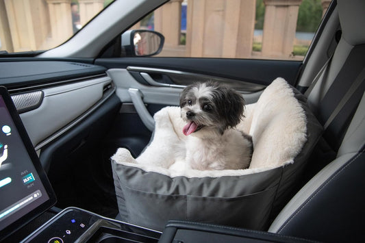 Best Pet Supplies Dog Pet Booster Seat, Dog Car Seats for Small Dogs & Medium Dogs, Soft Plush