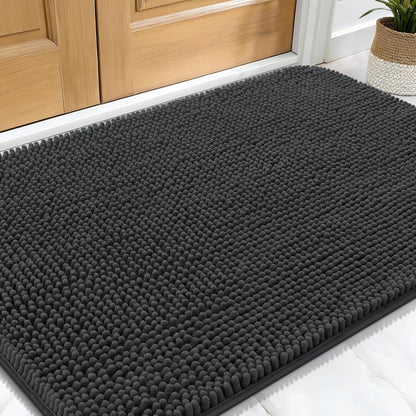 OLANLY Dog Door Mat for Muddy Paws 30x20, Absorbs Moisture and Dirt, Absorbent Non-Slip Washable