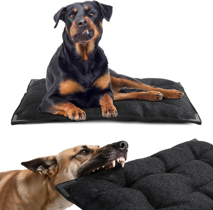 BALAPET Chew Proof Dog Bed with Metal Rivet Corner for Medium Dogs, Stable Kennel Pad Mat for