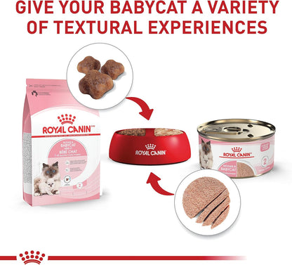 Royal Canin Feline Health Nutrition Mother & Babycat Ultra Soft Mousse in Sauce Canned Cat Food, 3