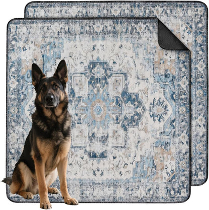 Washable Pee Pads for Dogs 2 Pack, Absorbent Reusable Puppy Pads Waterproof, Leakproof & Non-Slip