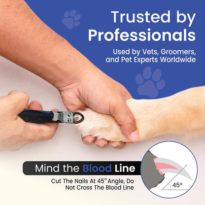 Resco Original Deluxe Dog, Cat, and Pet Nail/Claw Clippers. Best USA-Made Trimmer, More Colors &