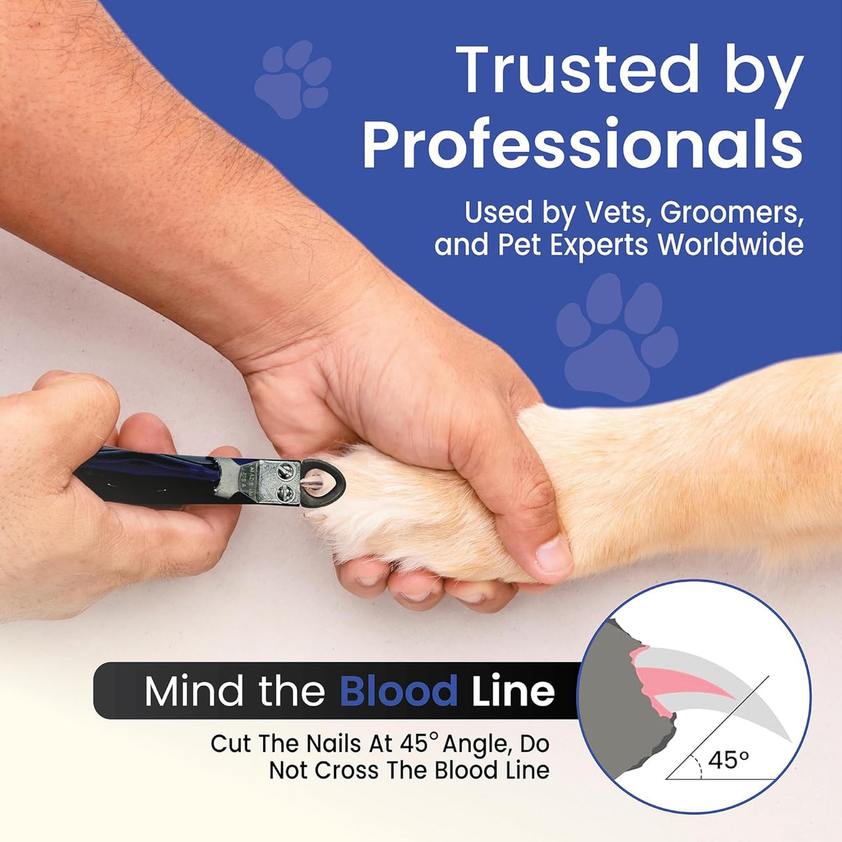 Resco Original Deluxe Dog, Cat, and Pet Nail/Claw Clippers. Best USA-Made Trimmer, More Colors &