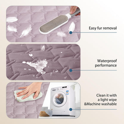 gogobunny 100% Double Sided Waterproof Dog Blanket Soft Pet Bed Cover Reversible Protect Furniture