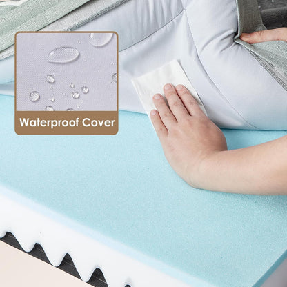 EHEYCIGA Orthopedic Dog Beds for Extra Large Dogs, Waterproof Memory Foam XL Dog Bed with Sides