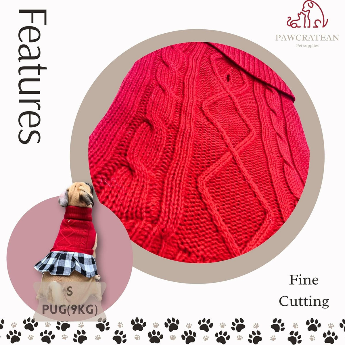 Cute Sweater for Dogs and Cats Soft Flannel Pet Outfit Warm and Cozy Animal Hoodie Small to Large