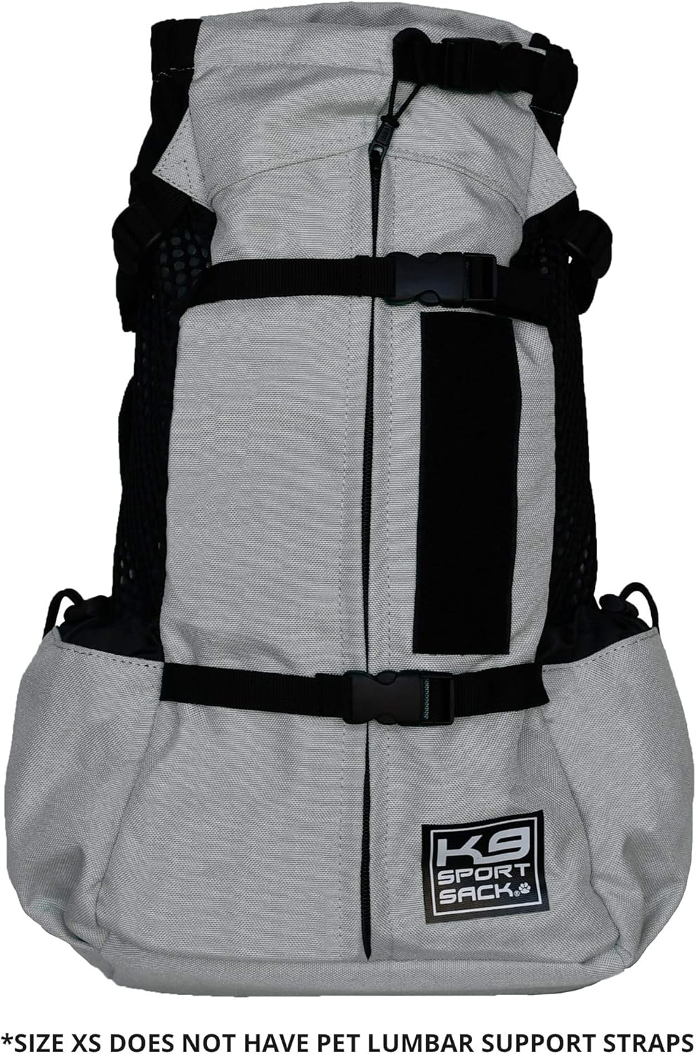 K9 Sport Sack Air 2 - X-Small, Light Grey - Ideal for Dogs with 9-12” Back Length - Durable