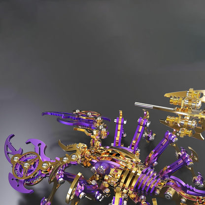 Scorpion 3D Metal Puzzles Kits for Adults Teens – 454 Pcs – Mechanical Assembly Models – 4 Hours to