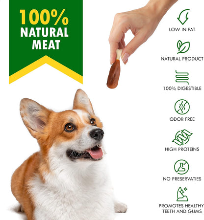 Beloved Pets Dog Treats, Calcium Bones Wrapped Chicken & Rawhide Free Chew 11Oz - Pet Healthy Dried