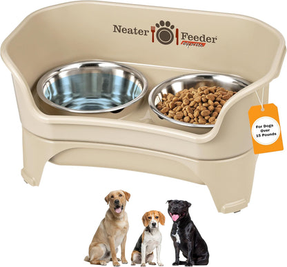 Neater Feeder Express Mess Proof Dog Bowls Elevated for Medium to Large Sized Breed, No Spill