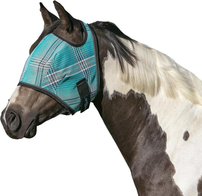 Kensington Fly Mask Web Trim Protects Horses Face and Eyes from Bites and Sun Rays While Allowing