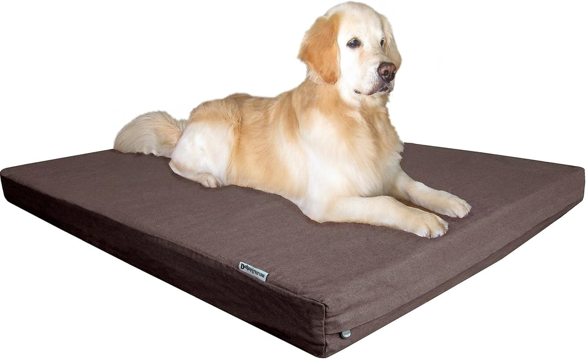 Dogbed4less Luxury XXL Orthopedic Memory Foam Dog Bed for Extra Large Dogs with Durable Waterproof
